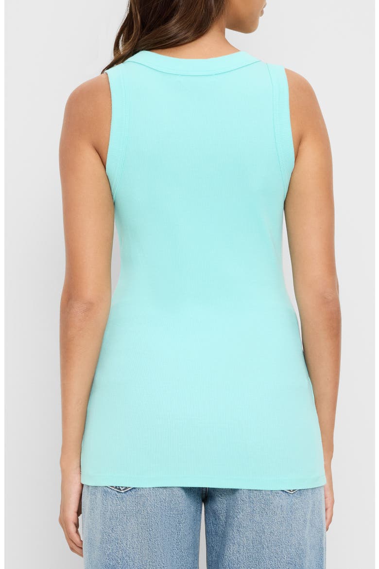 Blanche Side Ruched Tank, Alternate, color, ARUBA
