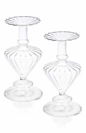 Pompidou Set of 2 Glass Vases