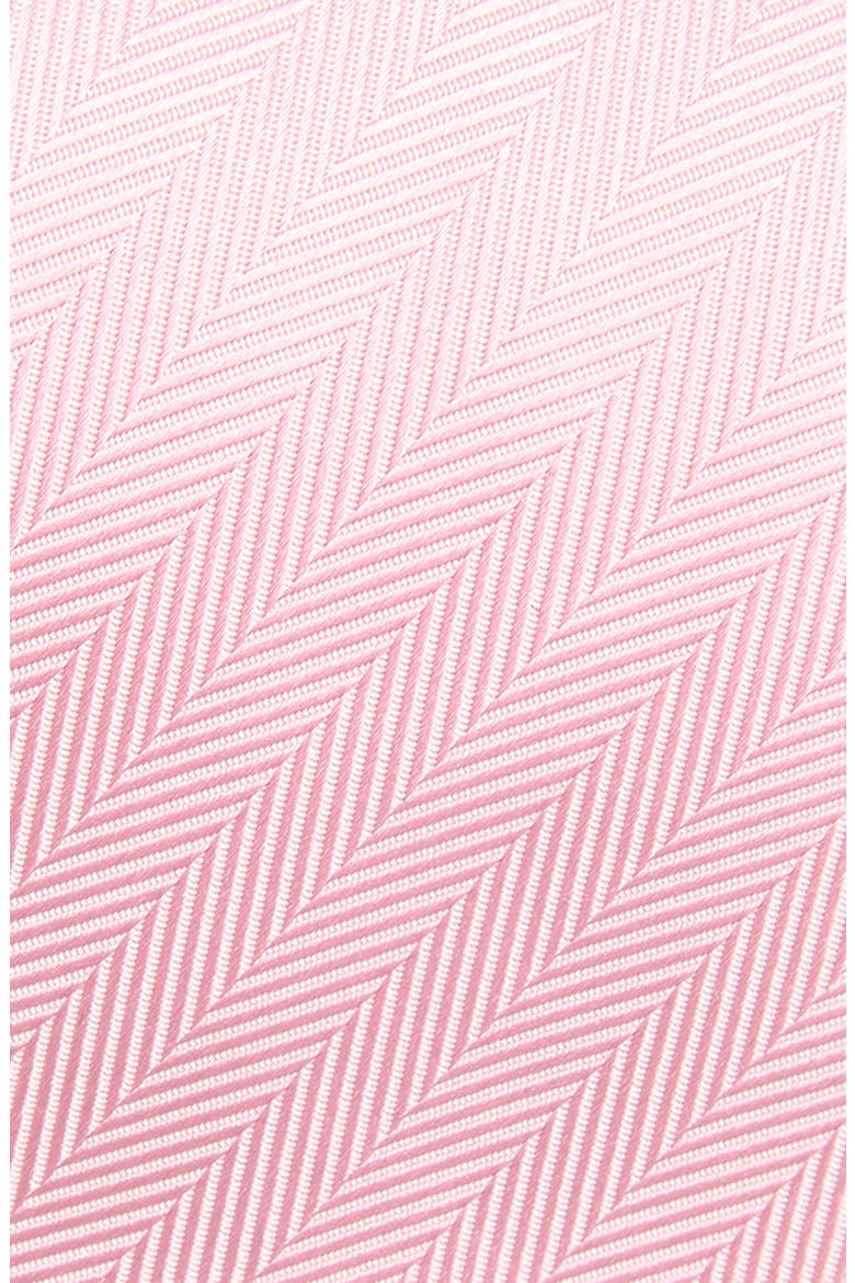 Herringbone Silk Tie, Alternate, color, PINK