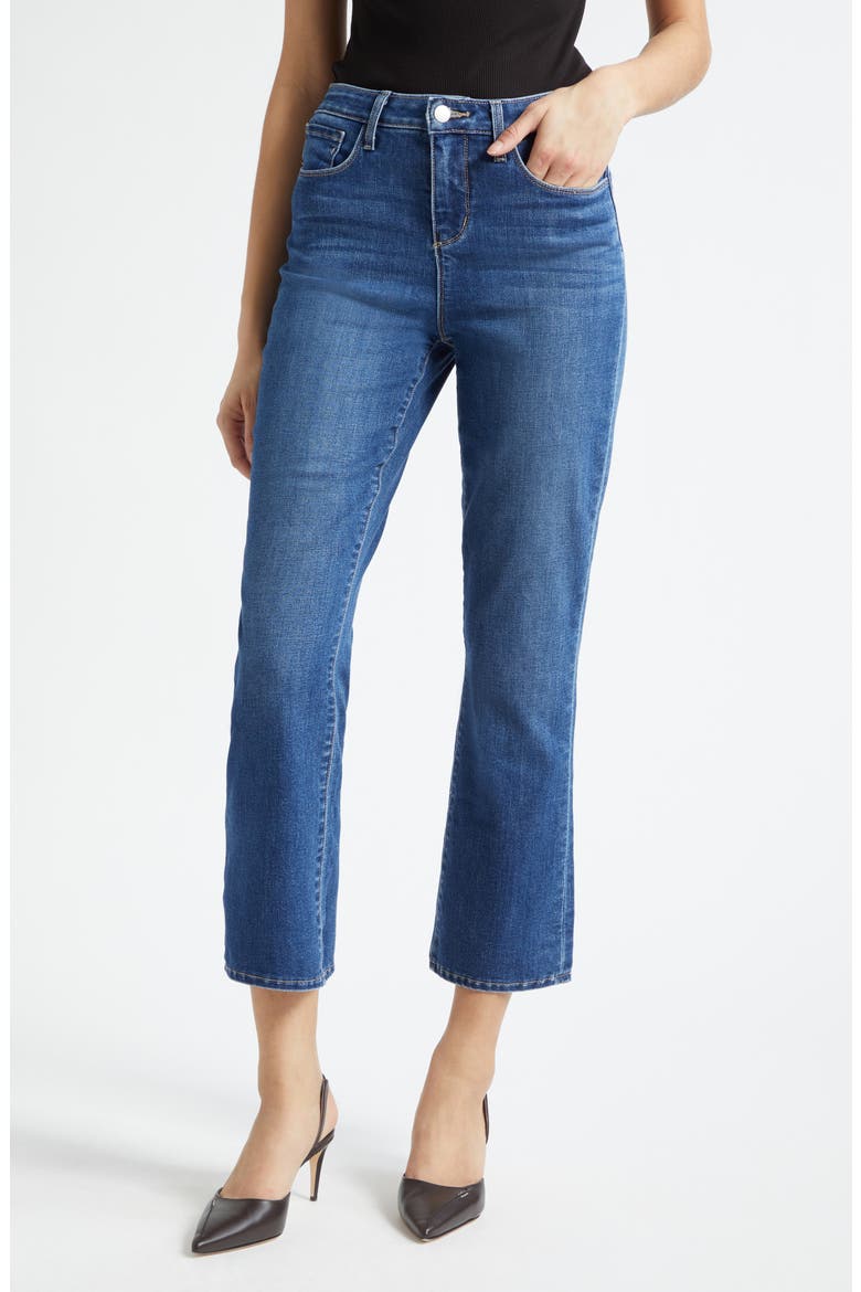 Tati Micro Crop Bootcut Jeans, Main, color, ROSEMONT