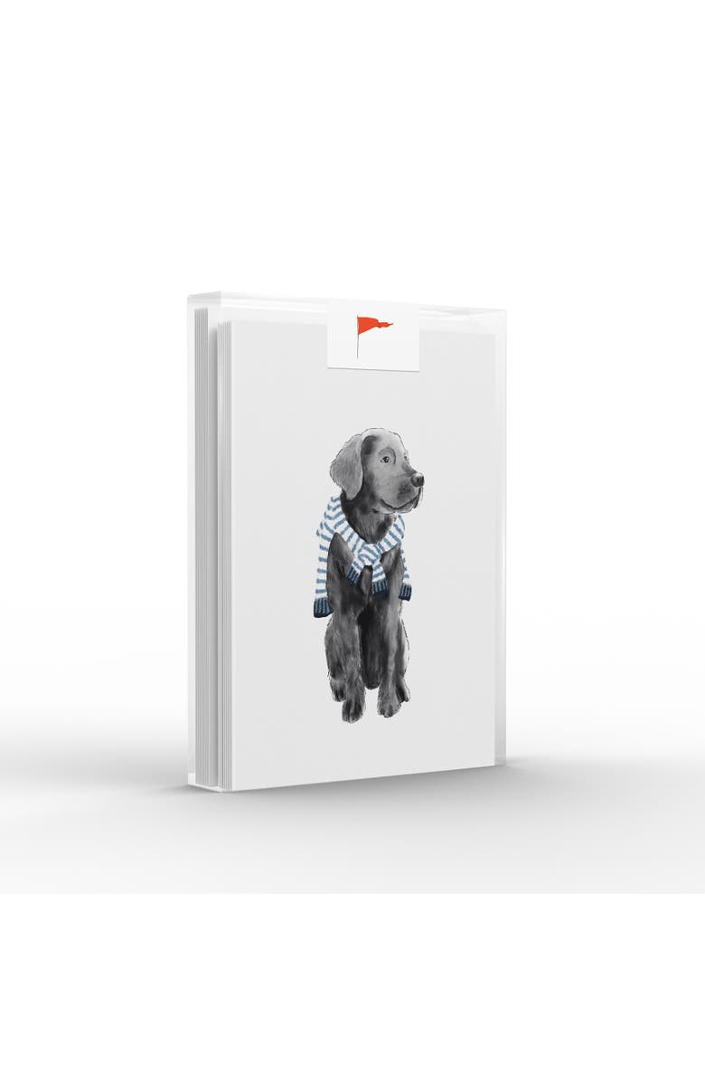 Ramus & Co Preppy Black Lab Greeting Card Pack Set, Main, color, Multi-Pack