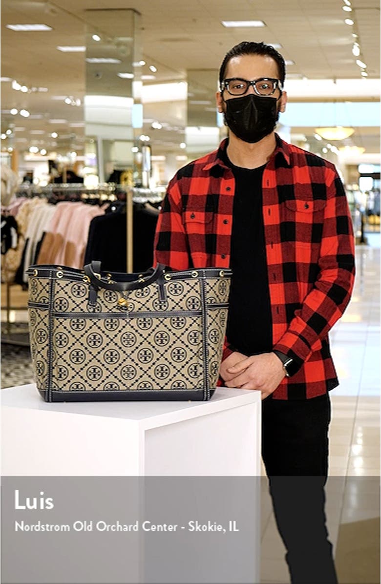 T-Monogram Jacquard Tote, sales video thumbnail