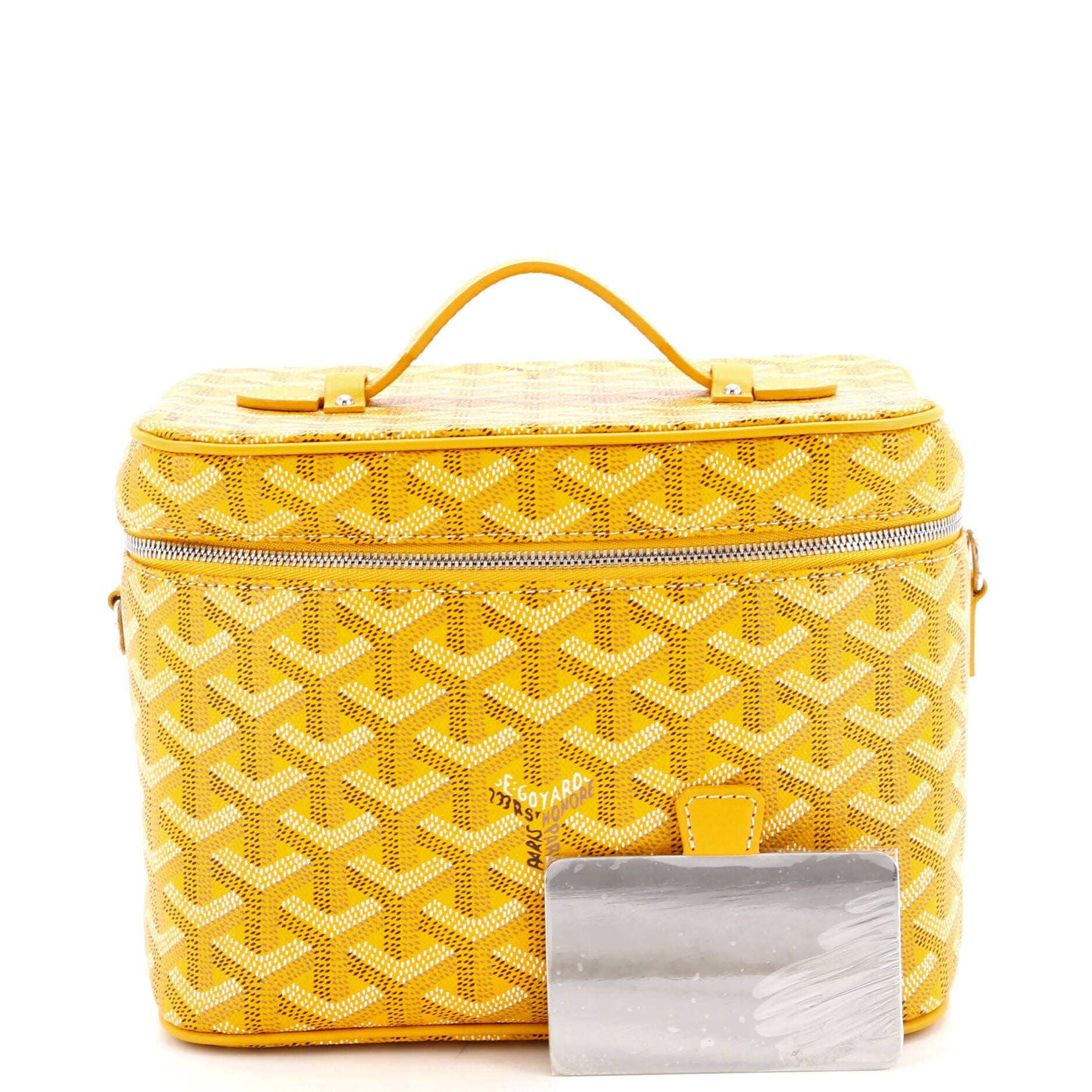 Pre-Owned Goyard Muse Vanity Case Coated Canvas, Alternate, color, 