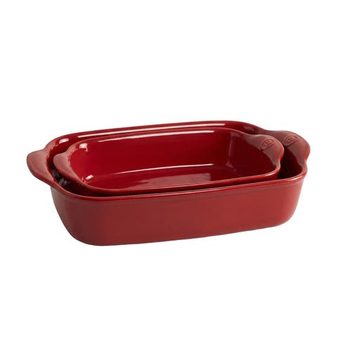 Rectangular Baking Dish, Set of 2, 2.4 qt, 3.8 qt