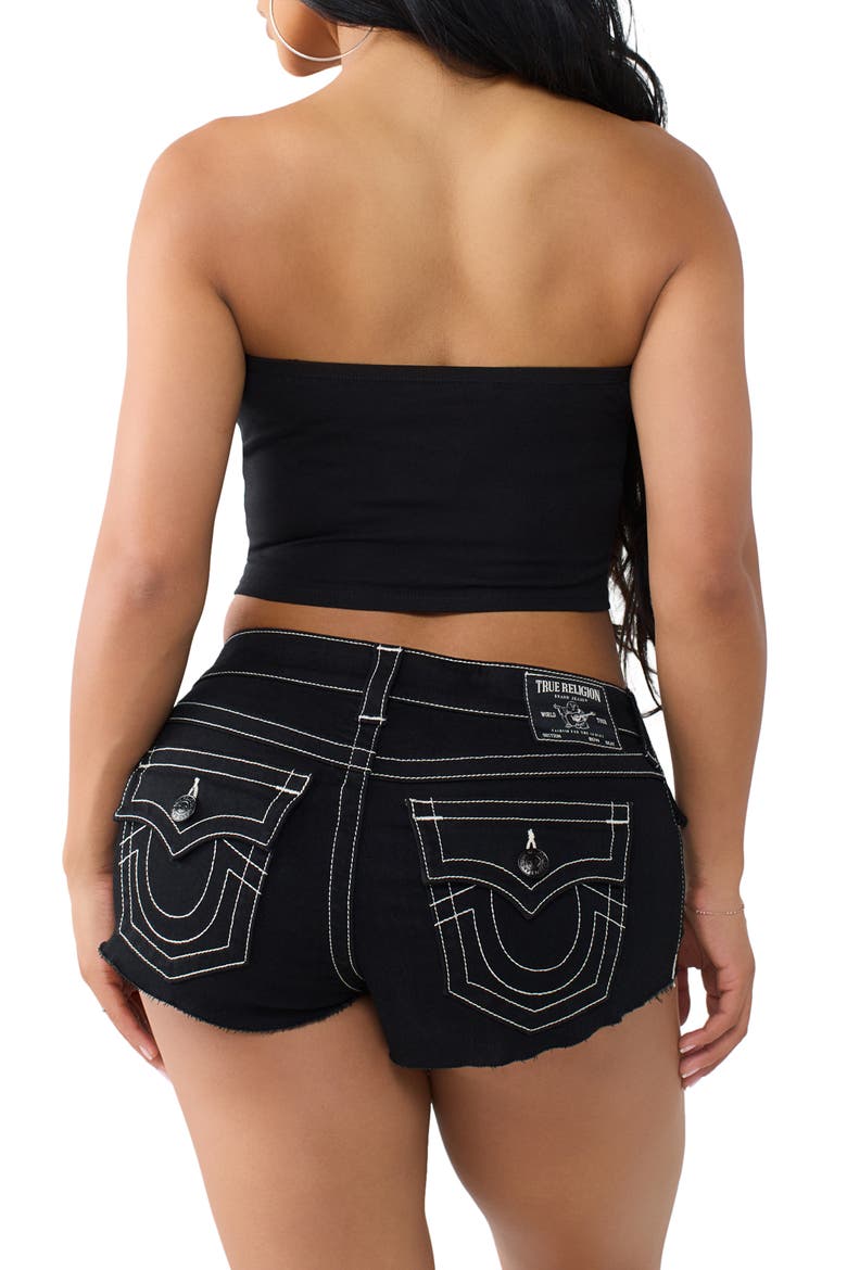 Crystal Branded Tube Top, Alternate, color, JET BLACK