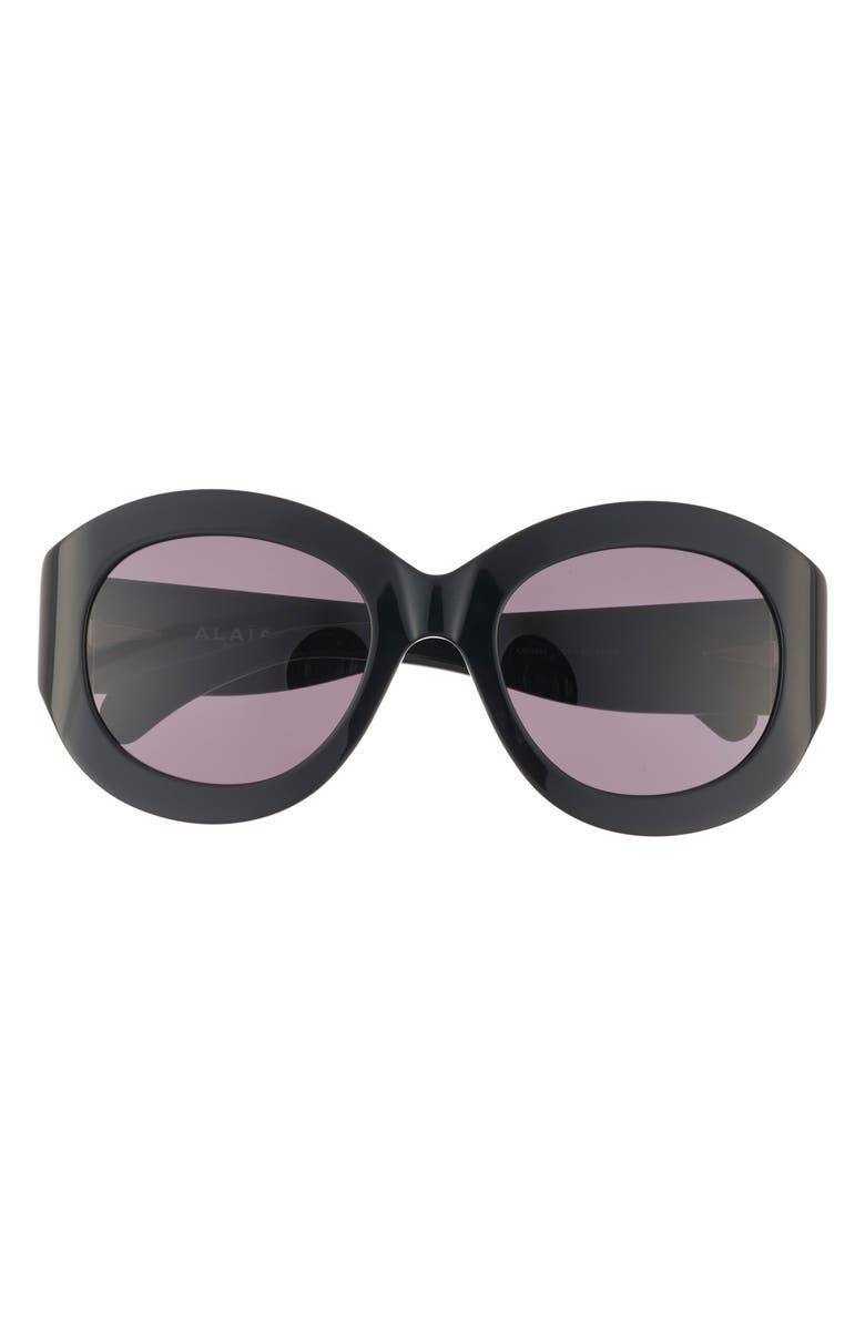 Alaïa 53mm Round Sunglasses, Main, color,