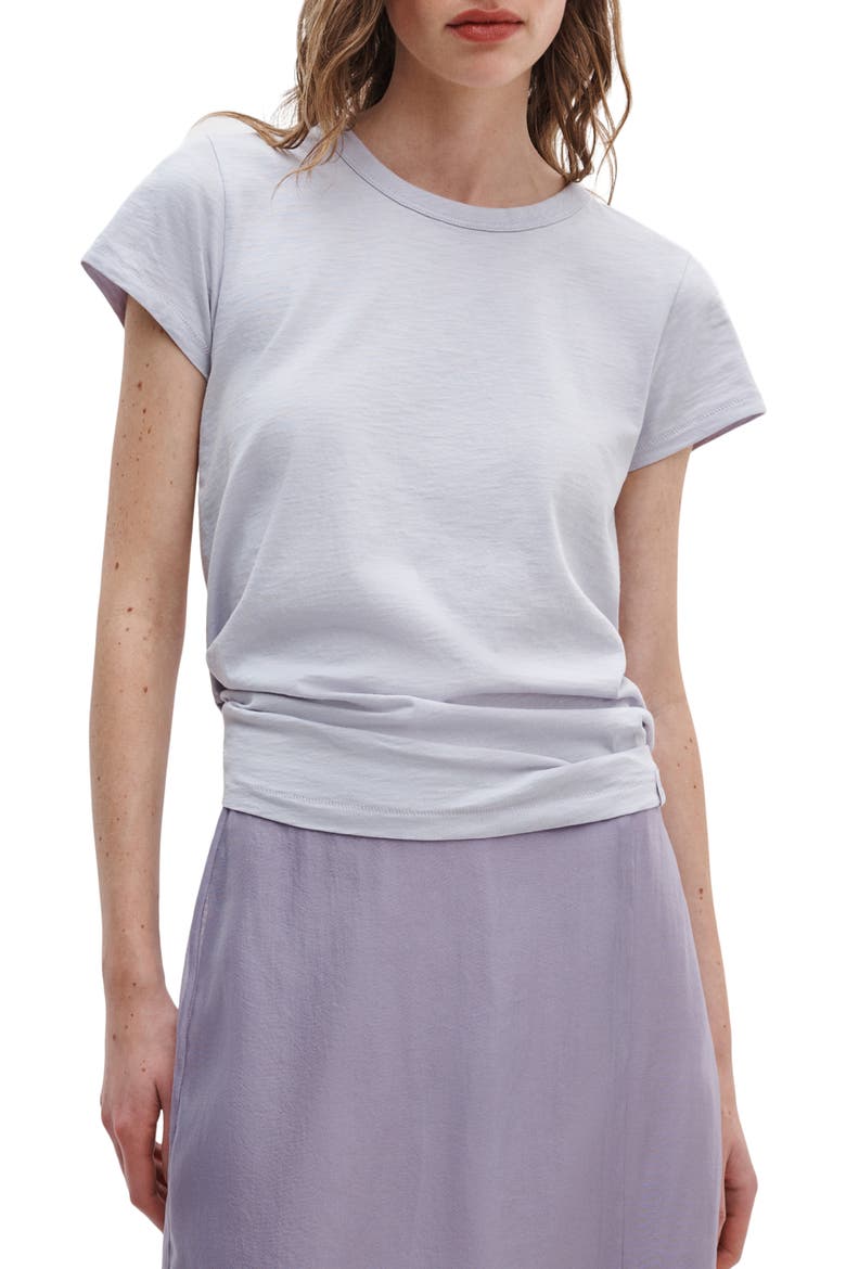 The Slub Cotton T-Shirt, Main, color, LAVENDER MIST
