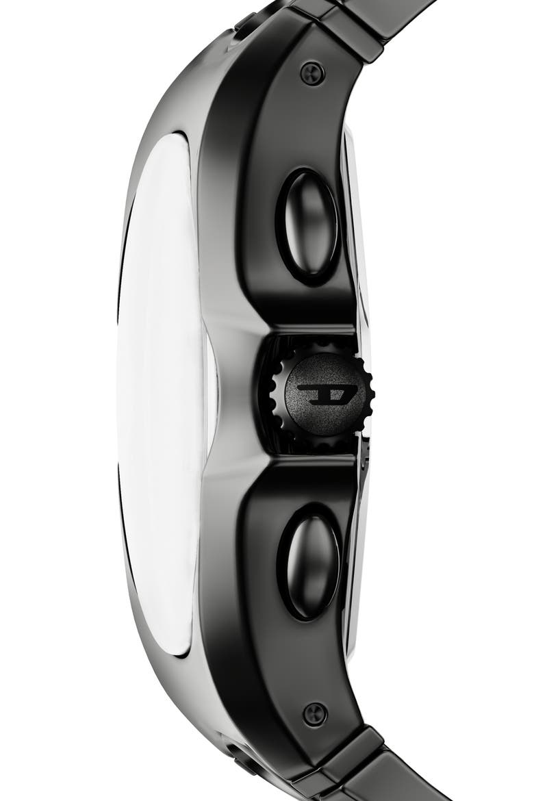 D-Curve Chronograph Bracelet Watch, 48mm, Alternate, color, GUNMETAL