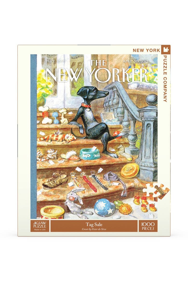 NEW YORK PUZZLE COMPANY Tag Sale 1000 Piece Puzzle, Main, color, NO COLOR
