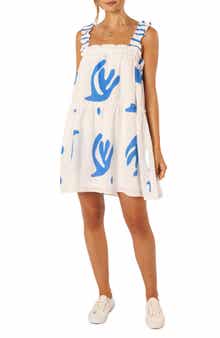 Petal & Pup Elena Print Sleeveless Minidress