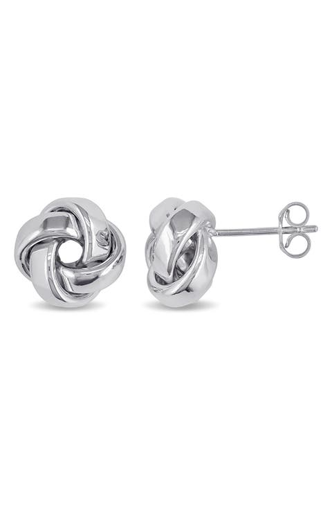 Love Knot Stud Earrings