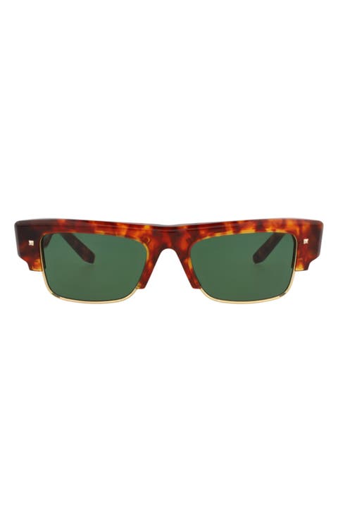 52mm Rectangular Sunglasses