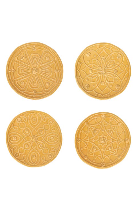 Jardin du Monde Set of 4 Side Plates