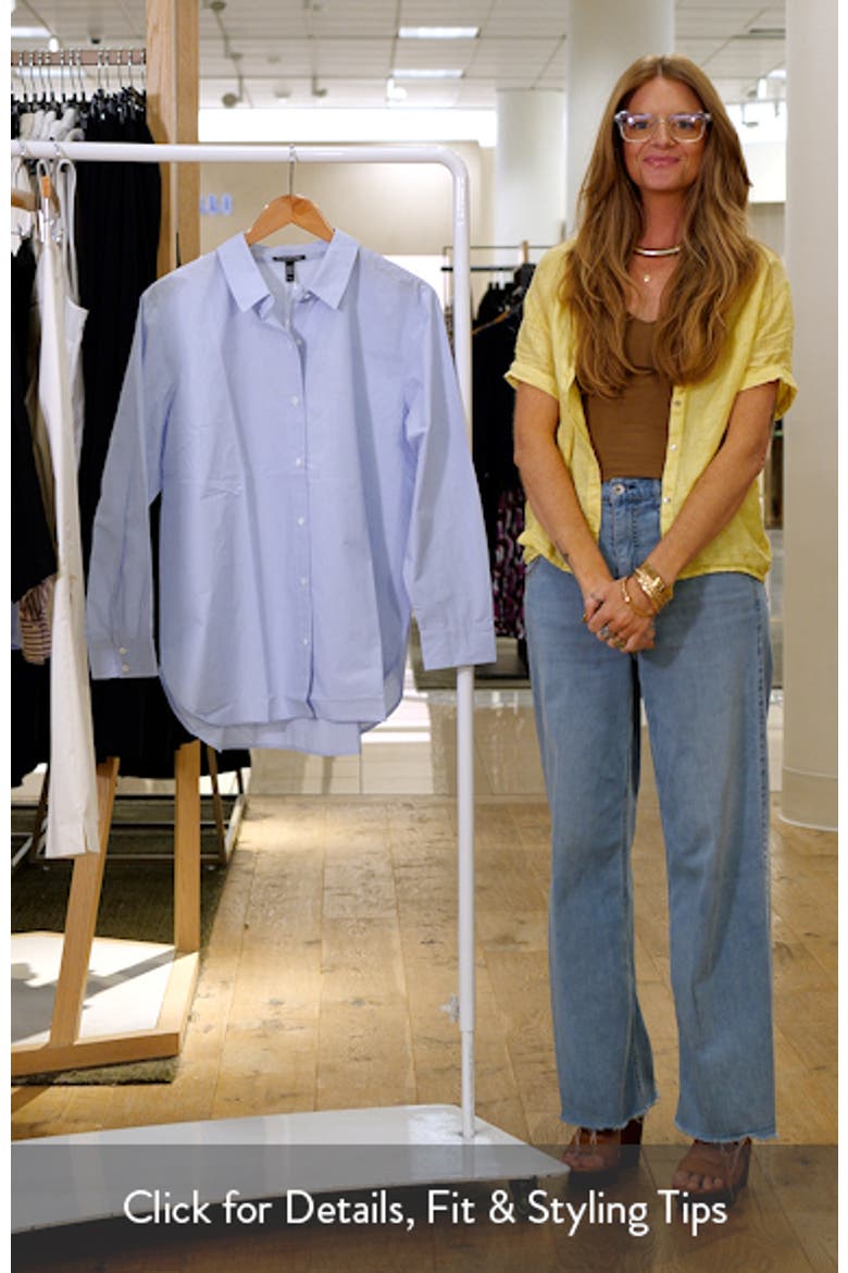 Stripe Organic Cotton Button-Up Shirt video