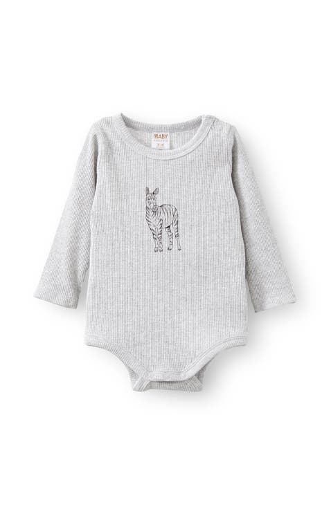 Organic Pointelle Long Sleeve Bubbysuit