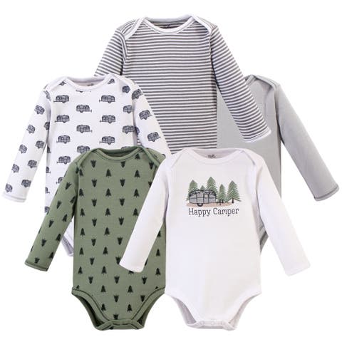 5Pk Long Sleeve Organic Bodysuits (Baby)