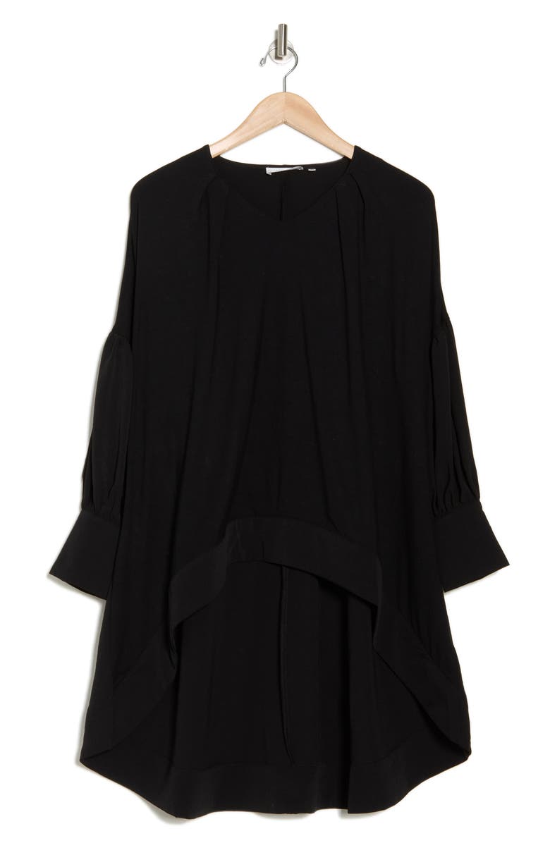 PATRIZIA LUCA Oversize V-Neck Top, Alternate, color, Black