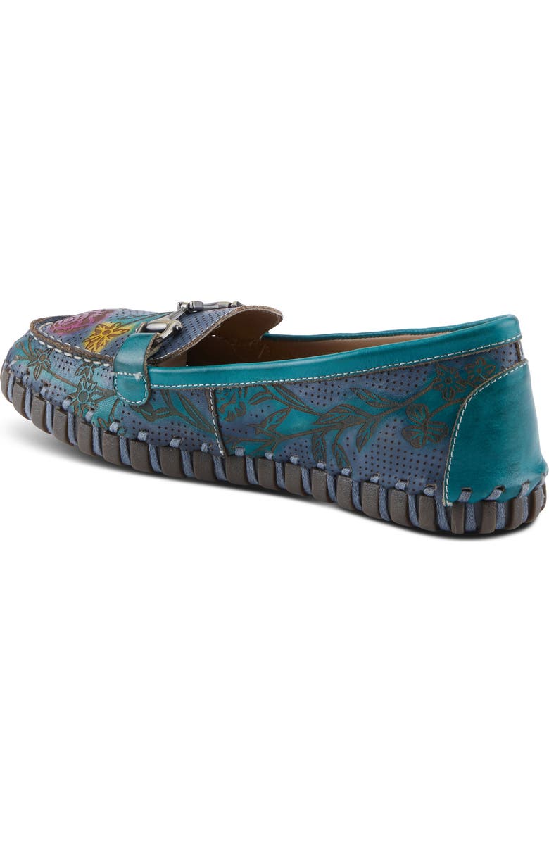 L'Artiste by Spring Step Delavigne Bit Loafer, Alternate, color, Teal Multi