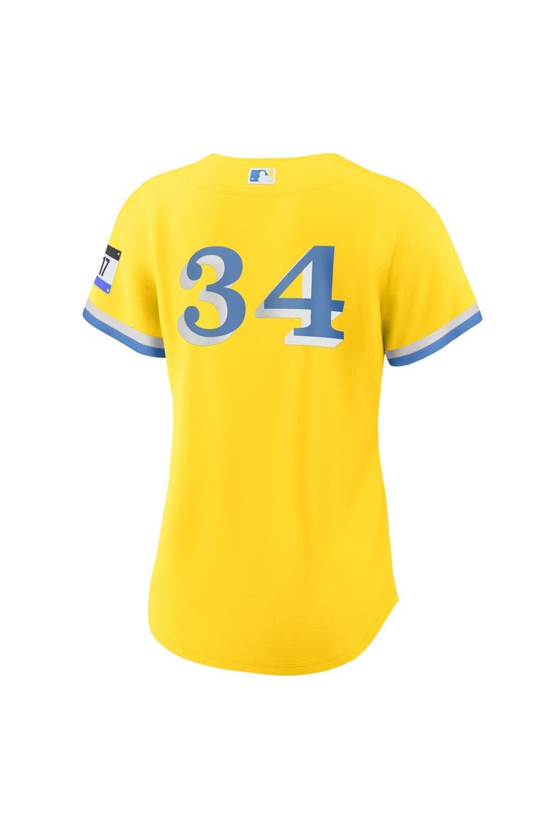 Women's Nike David Ortiz Gold Boston Red Sox City Connect Replica Player Jersey, Alternate, color, Gold
