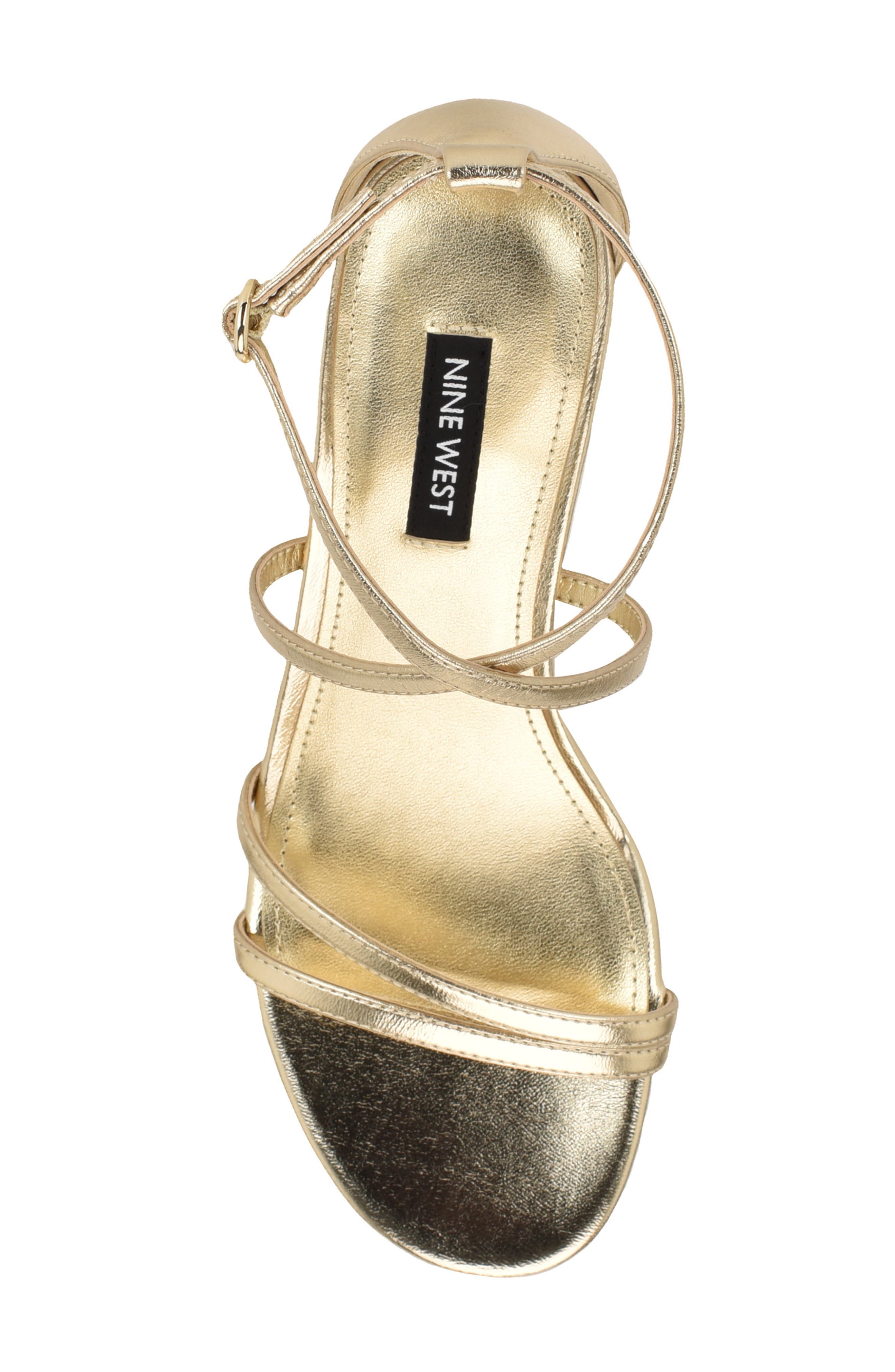 Jettie Ankle Strap Sandal, Alternate, color, PLATINO