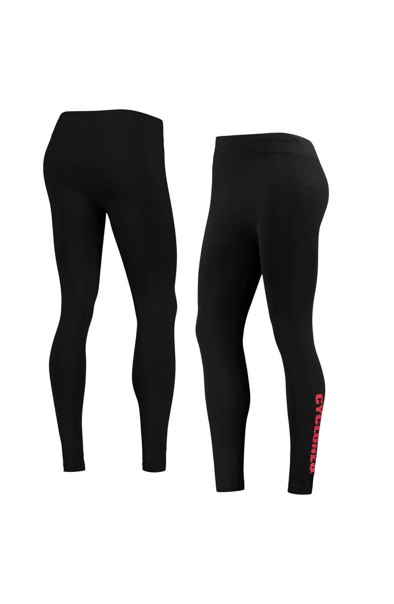 ZOOZATZ Women's ZooZatz Black Iowa State Cyclones 2.0 Leggings, Main, color, 