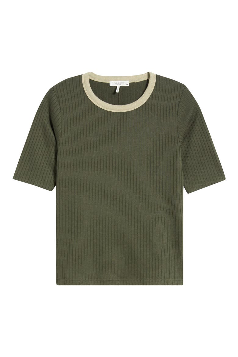 Slim Fit Ringer T-shirt, Alternate, color, DKOLV