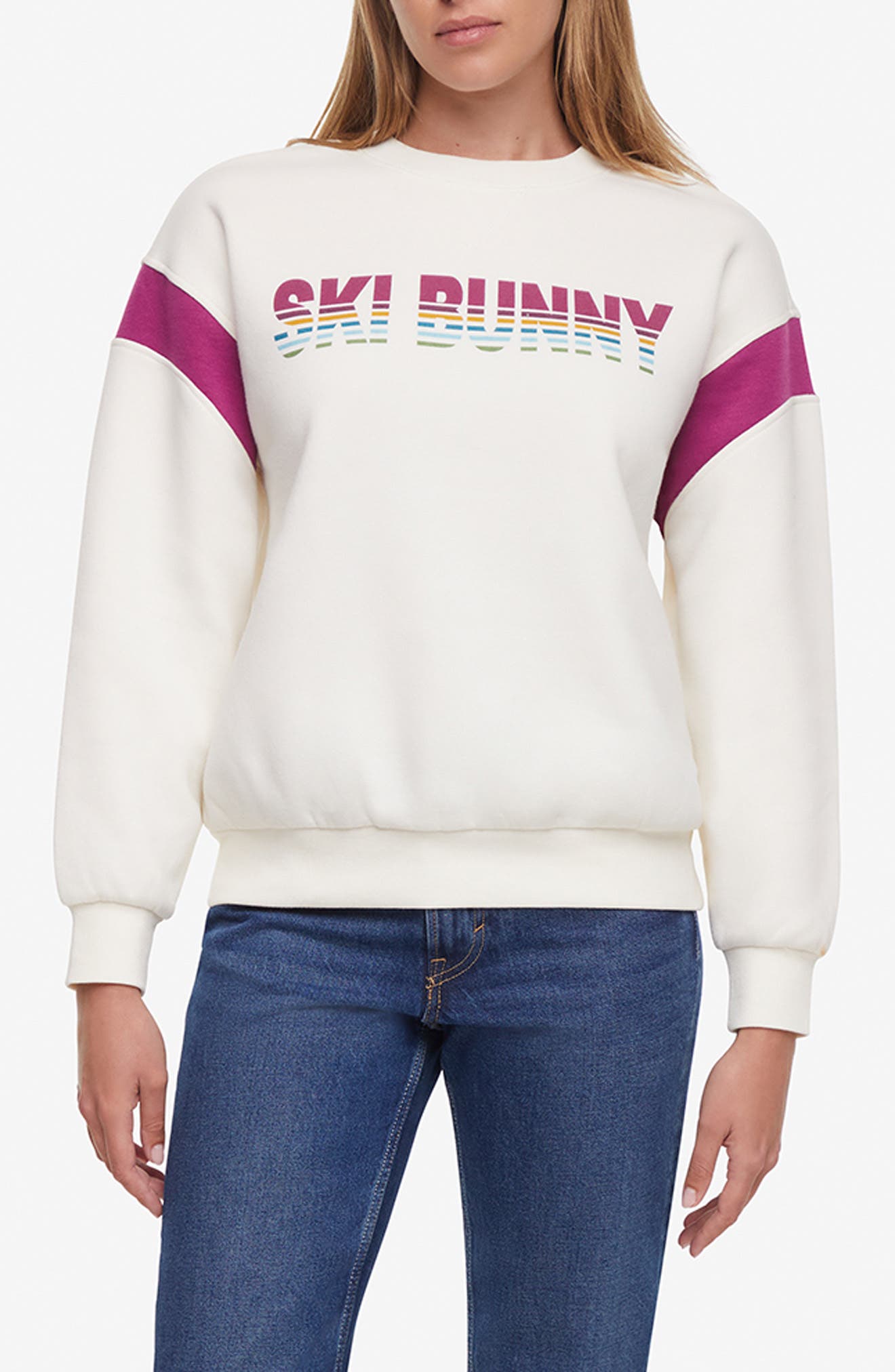 Wildfox Ski Bunny Varsity Sweatshirt