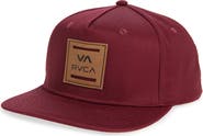 RVCA Standard Logo Patch Snapback Cap