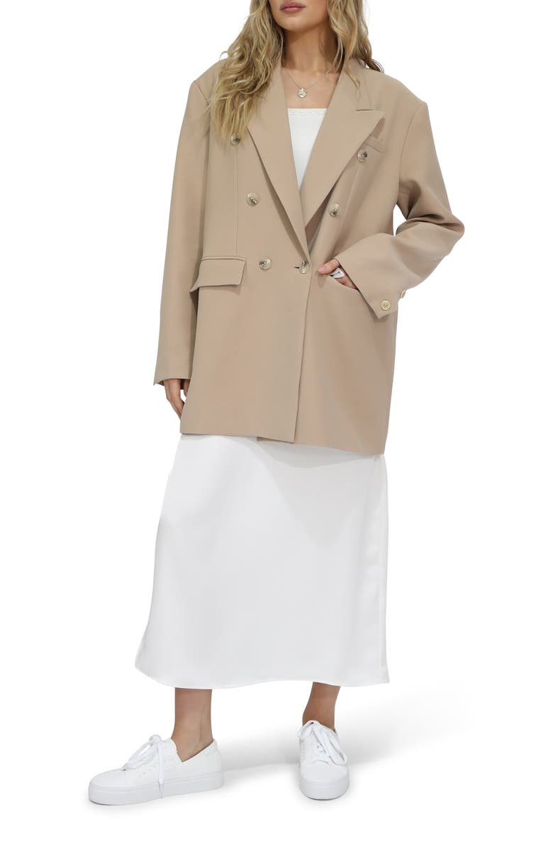 Belle & Bloom Found in the Wild Blazer, Alternate, color, Camel