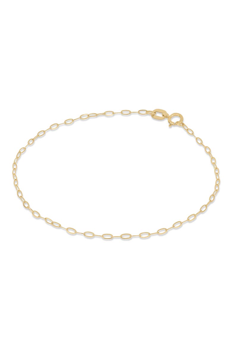 14K Gold Oval Link Bracelet, Alternate, color, 14K YELLOW GOLD