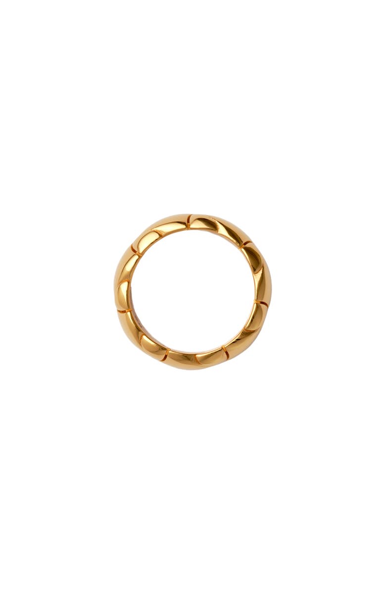 Burberry Shield Segment Ring, Alternate, color, Gold