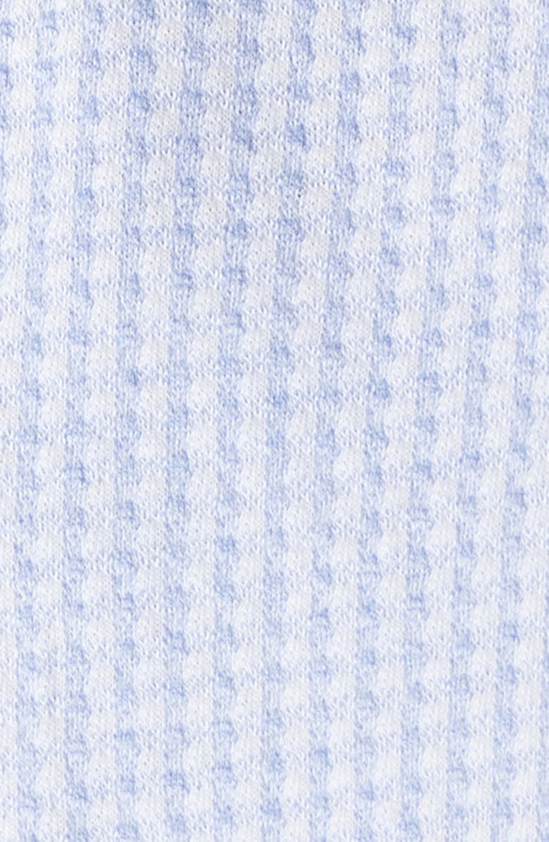 Johnston & Murphy Bennett Gingham Short Sleeve Button-Up Shirt, Alternate, color, Light Blue Gingham