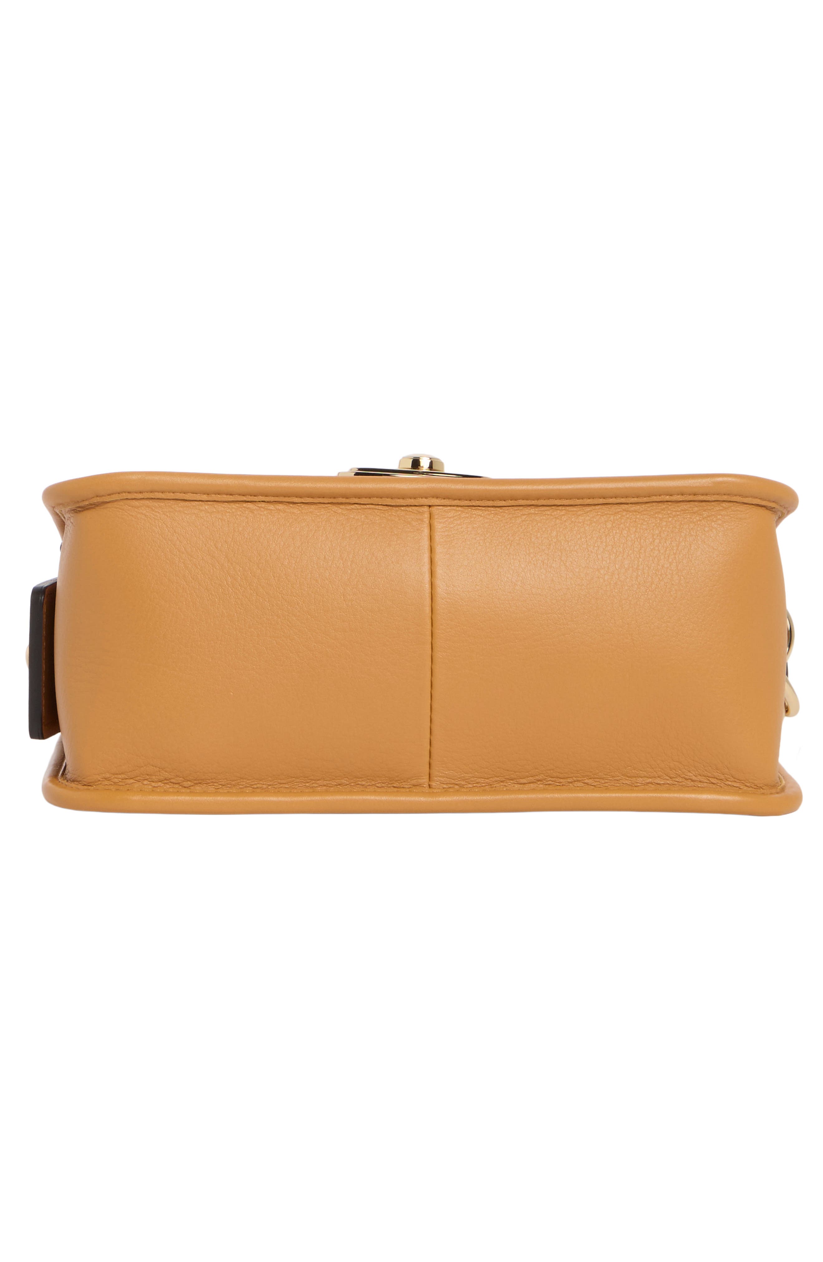 Longchamp Mademoiselle Leather Crossbody Bag, Alternate, color, Honey