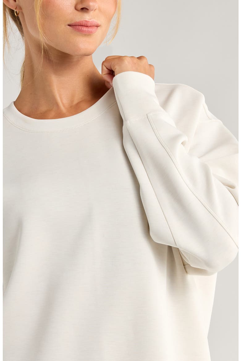 Soft Luxe Tunic, Alternate, color, BEIGE IVORY HEATHER