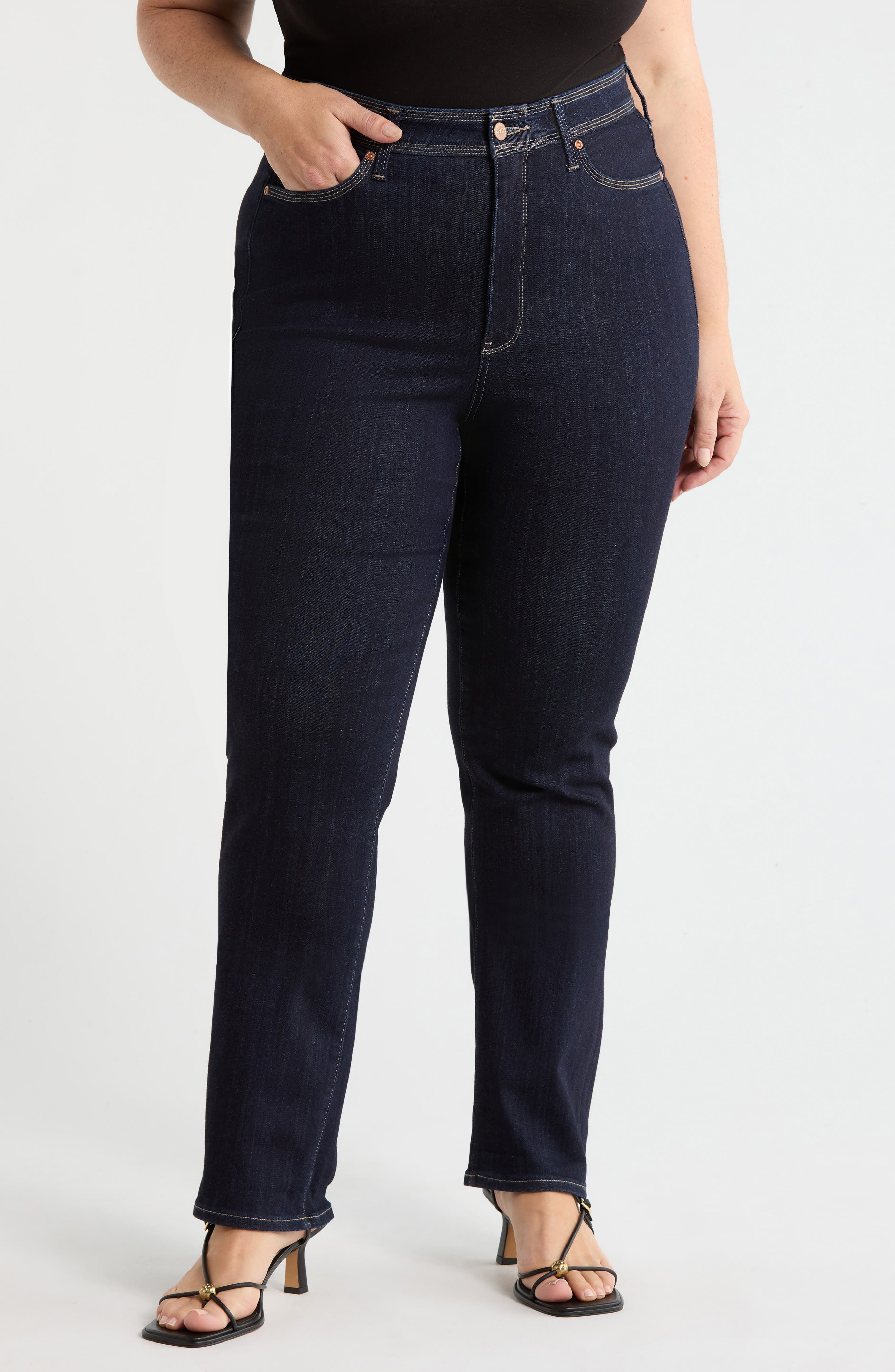 Marilyn Cuffed Straight Leg Jeans