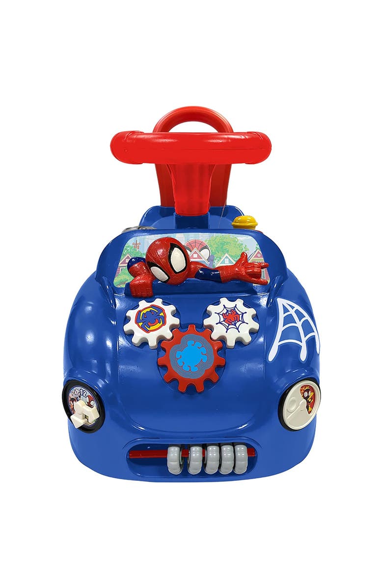 Kiddieland Spidey Web Racer Lights N' Sounds Rideon, Alternate, color, Multicolored