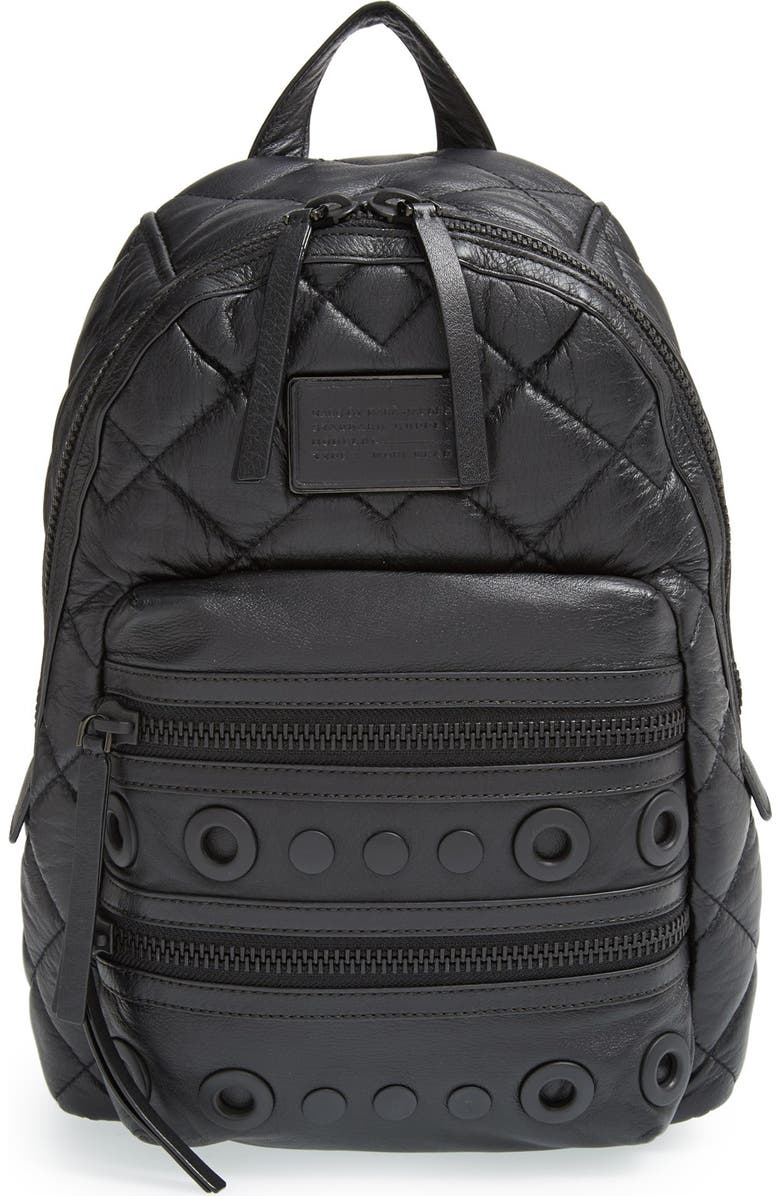 Marc Jacobs MARC BY MARC JACOBS 'Domo - Biker' Quilted Leather Backpack, Main, color,