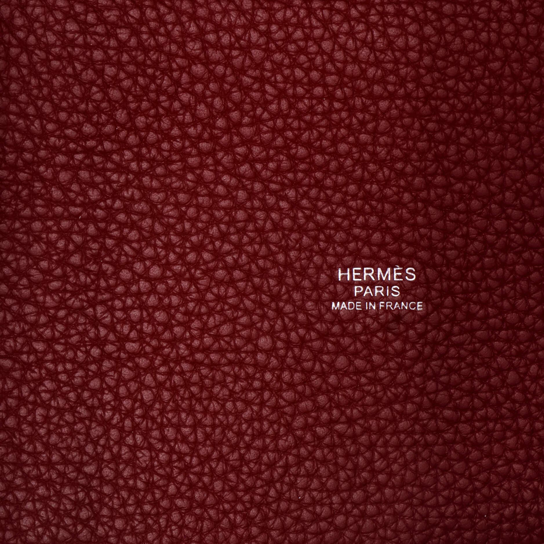 Pre-Owned Hermes Picotin Lock Bag Clemence PM, Alternate, color, Rouge Grenat