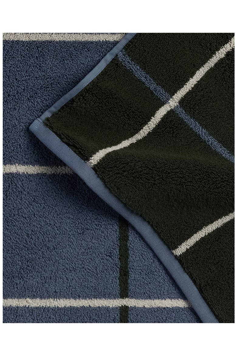 Plush Organic Cotton Bath Mat, Alternate, color, DUSK WINDOWPANE