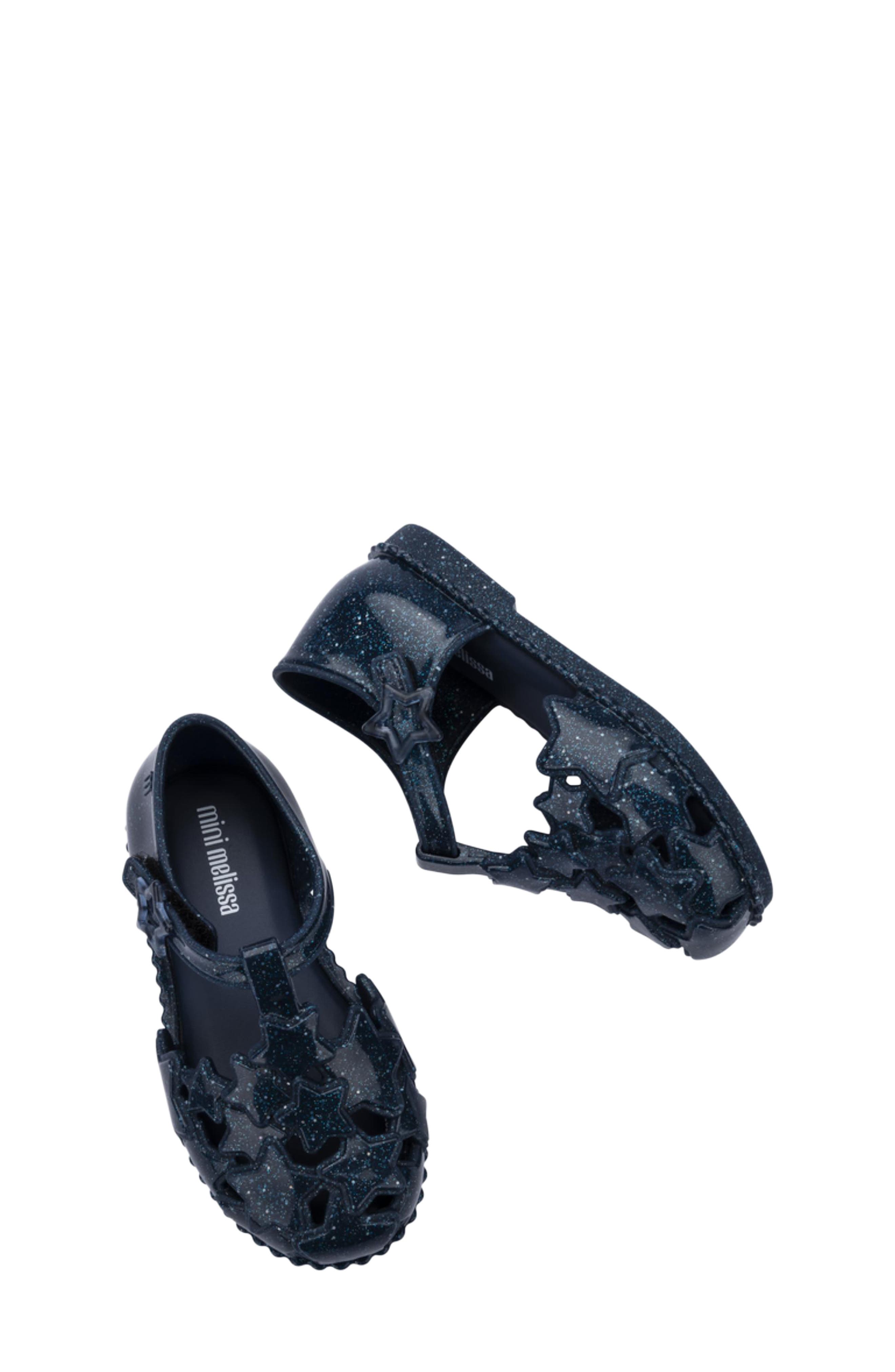 Mini Melissa Starry Baby T-Strap Shoe, Alternate, color, 