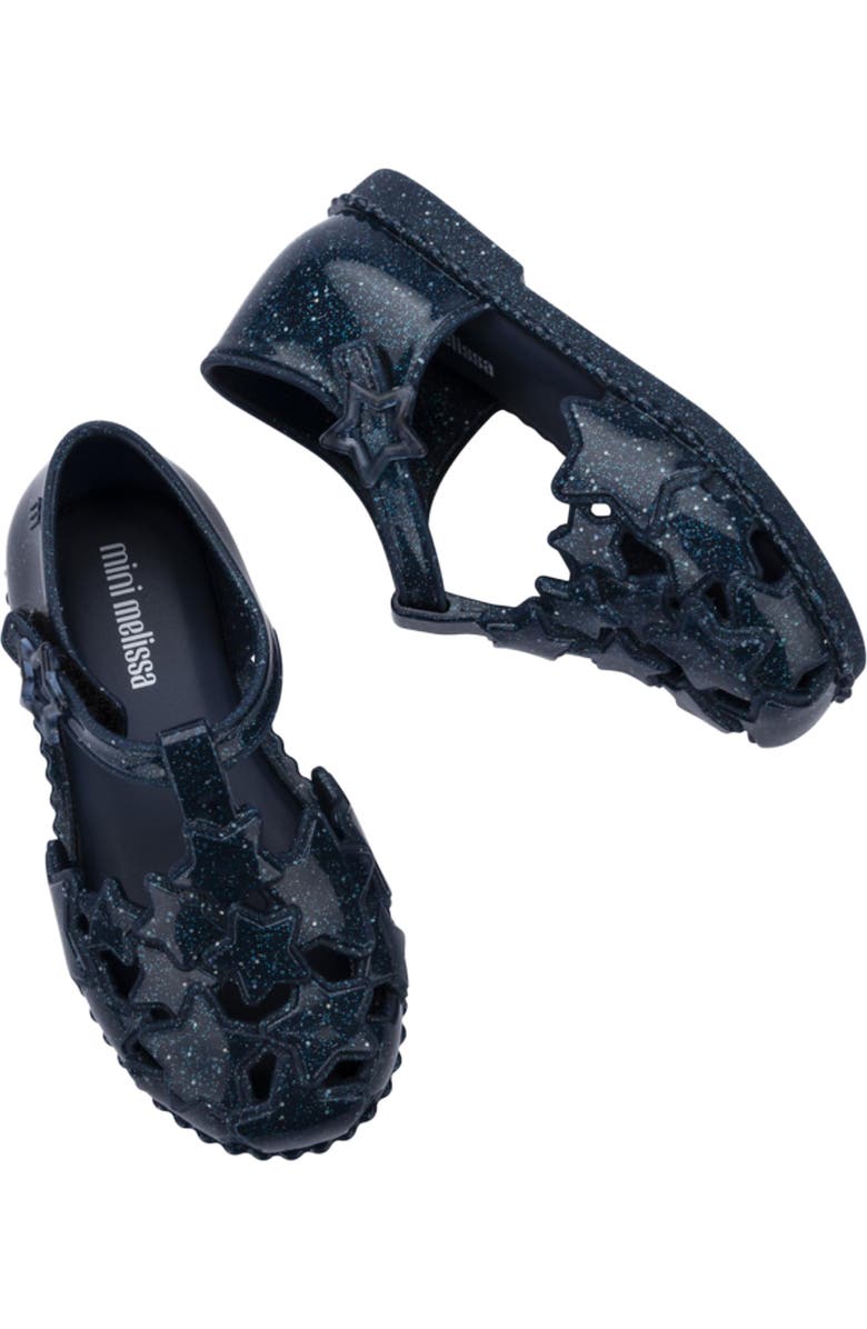 Mini Melissa Starry Baby T-Strap Shoe, Alternate, color,
