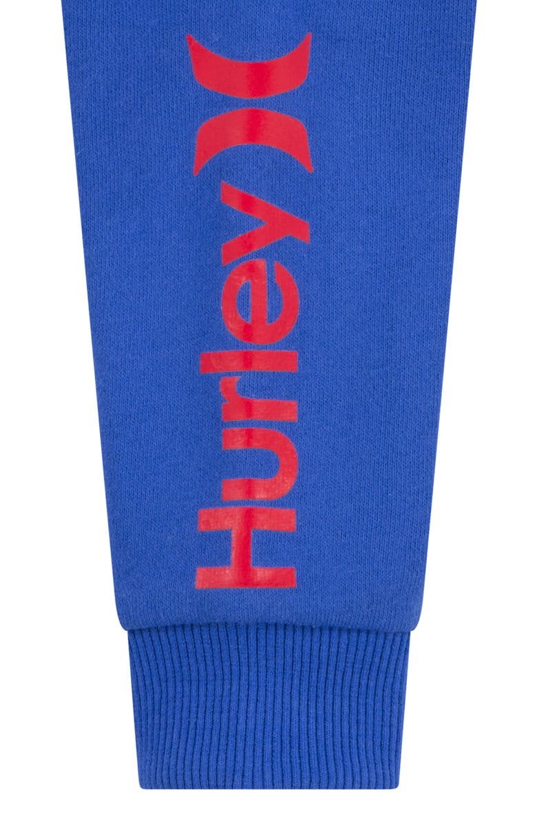 Hurley Fleece Hooded Coverall, Alternate, color, Light Gray Heather