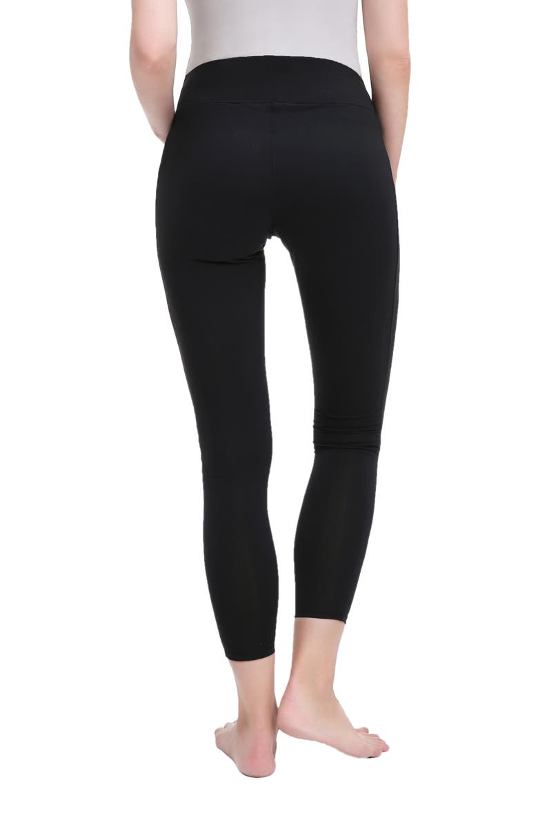 Kimi and Kai Nikki Maternity Ankle Leggings, Alternate, color, Black