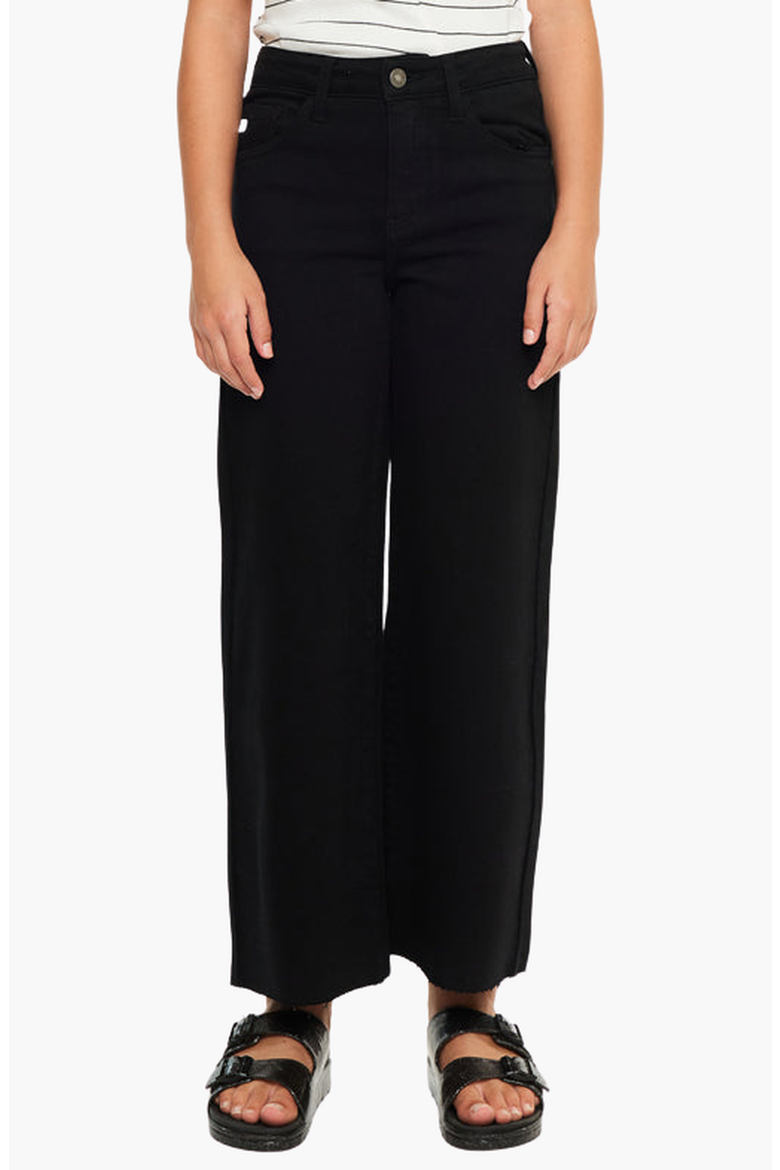 Berlin High Rise Crop Wide Leg Jeans, Main, color, Black