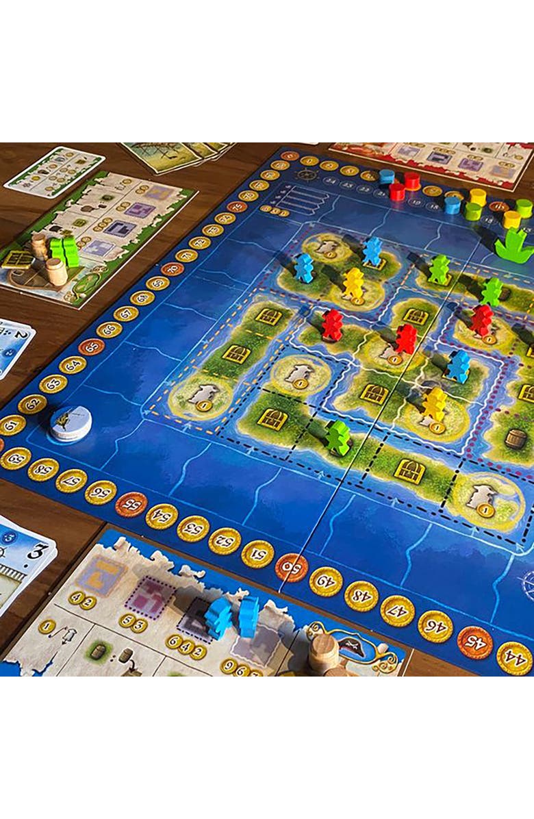 Rio Grande Games Glory Islands Pirate Adventure Board Game 14+, Alternate, color, Multicolored