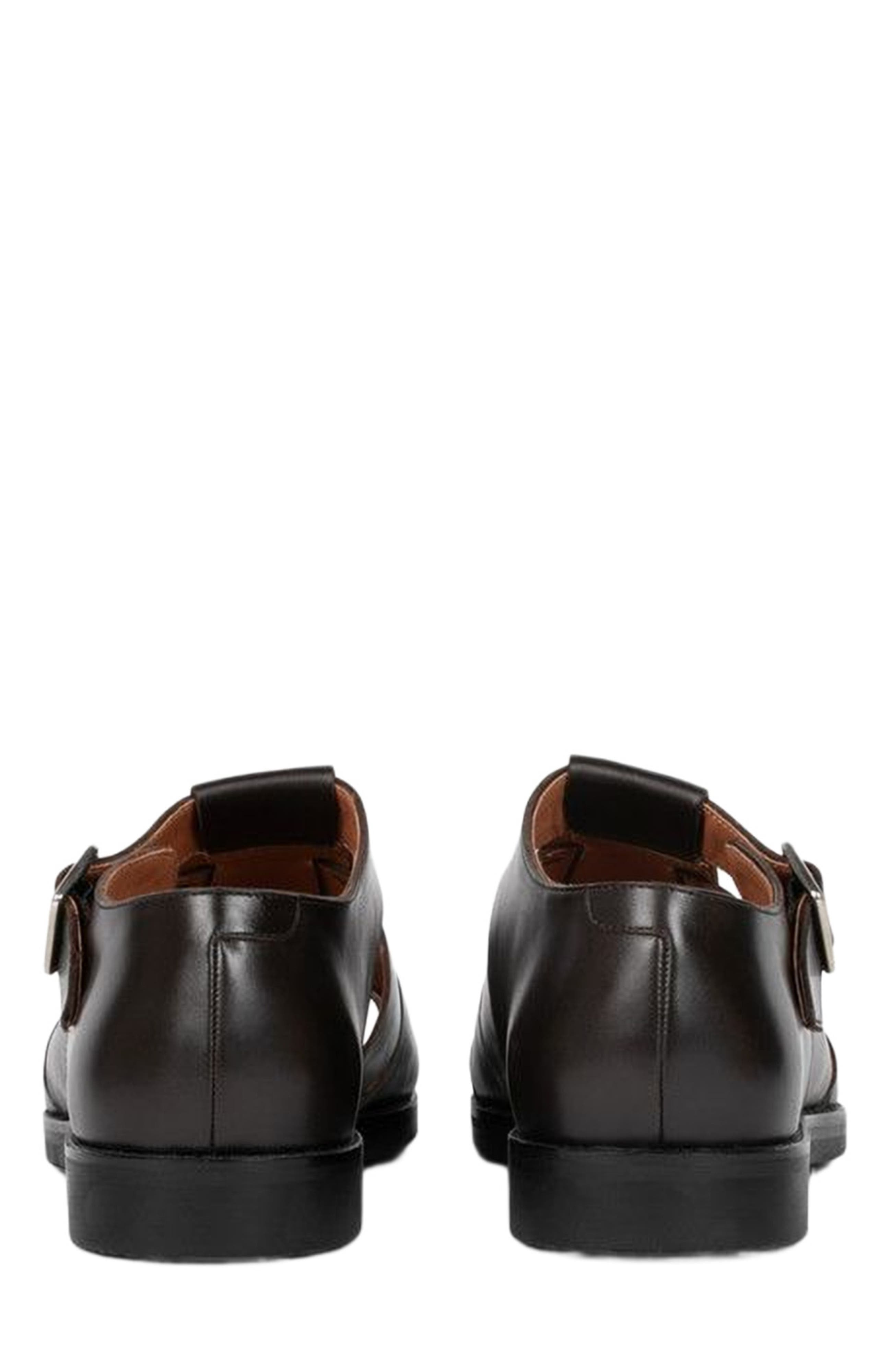 Mariner Fisherman Sandal, Alternate, color, Chestnut Grain Brown