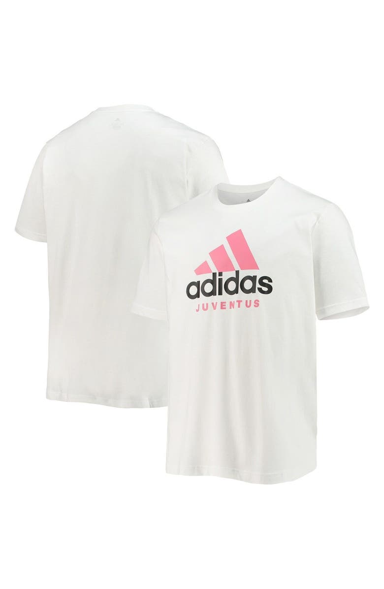 adidas Men's adidas White Juventus DNA Graphic T-Shirt, Main, color, 