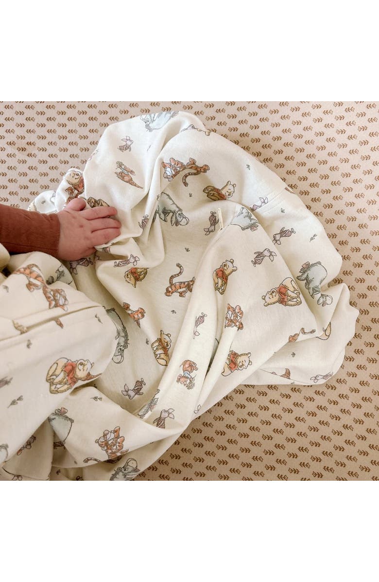 HALO Disney 100% Cotton 0.5 TOG Sleepsack Wearable Blanket, Swaddle Transition Sleeping Bag, Alternate, color, Winnie Frolic