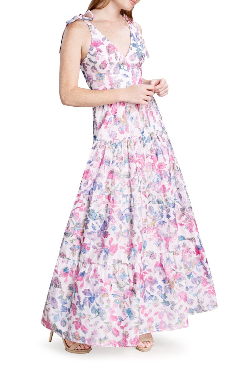 Pearl Floral Cotton Dress, Alternate, color, SOFT PINK MULTI