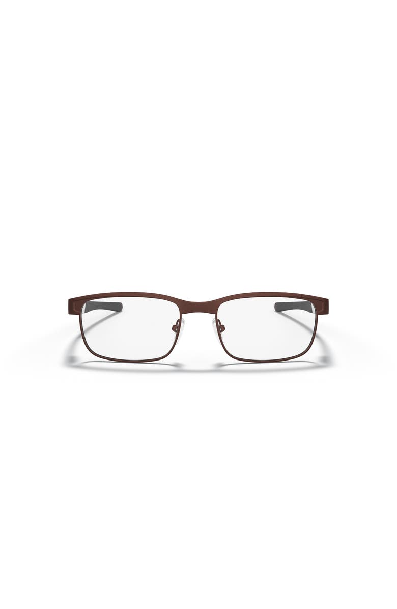 Oakley 54mm Square optical glasses, Alternate, color, Brown